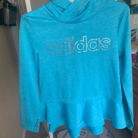 Girls Adidas Polyester Hoodie - Picture 5 of 8
